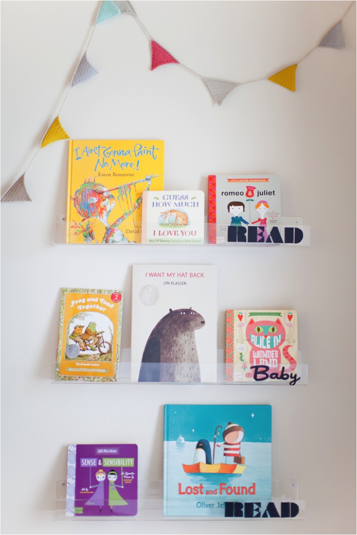 Diy Clear Nursery Shelves Read Baby Read This Little Street