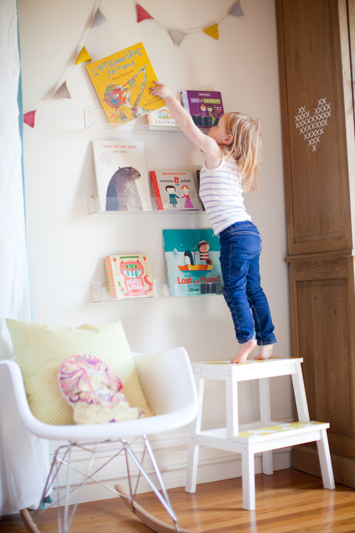 acrylic bookshelves nursery